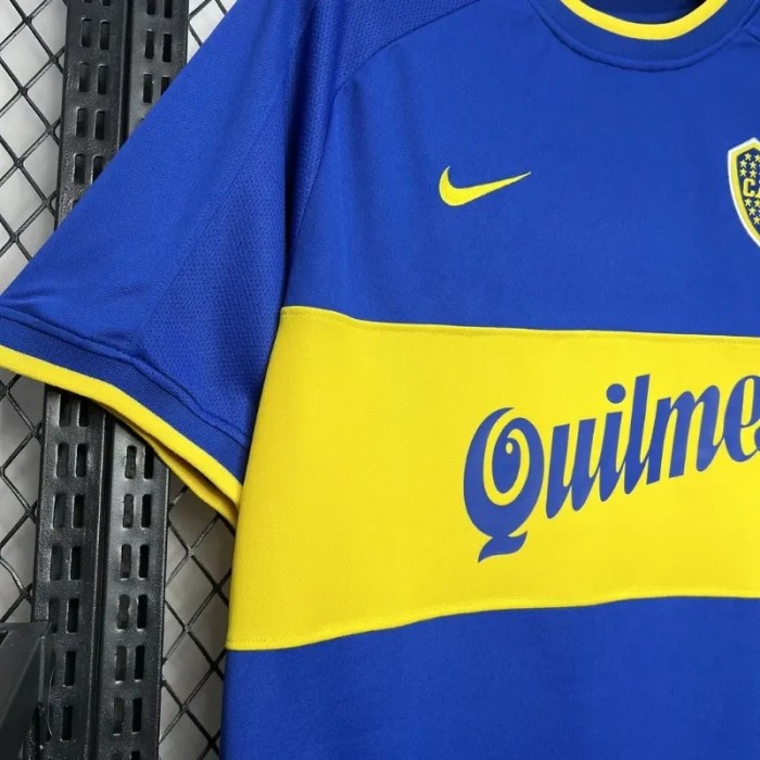 Boca Juniors 2000-01 Home Retro Soccer Jersey- Fan Version