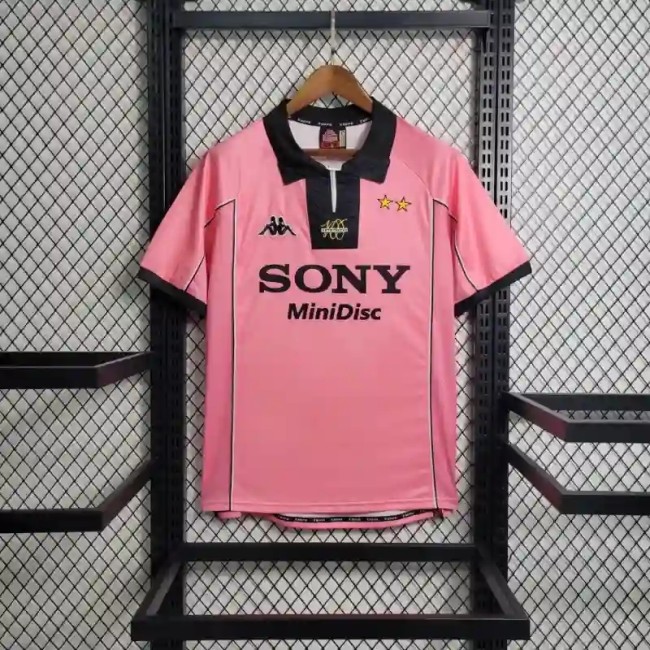 Juventus 1997-98 Away Retro Soccer Jersey - Fan Version