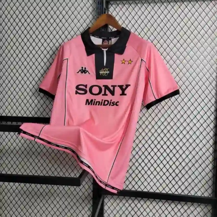 Juventus 1997-98 Away Retro Soccer Jersey - Fan Version