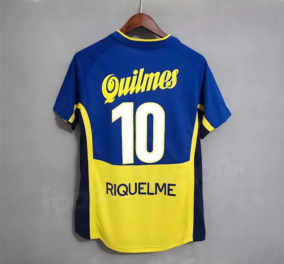 Boca Juniors 2001 Home Retro Soccer Jersey- Fan Version