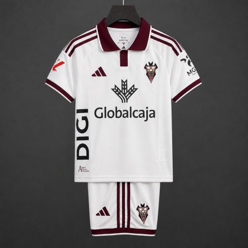 Albacete Balompié 26/27 Home Soccer Jersey – Kids Kit