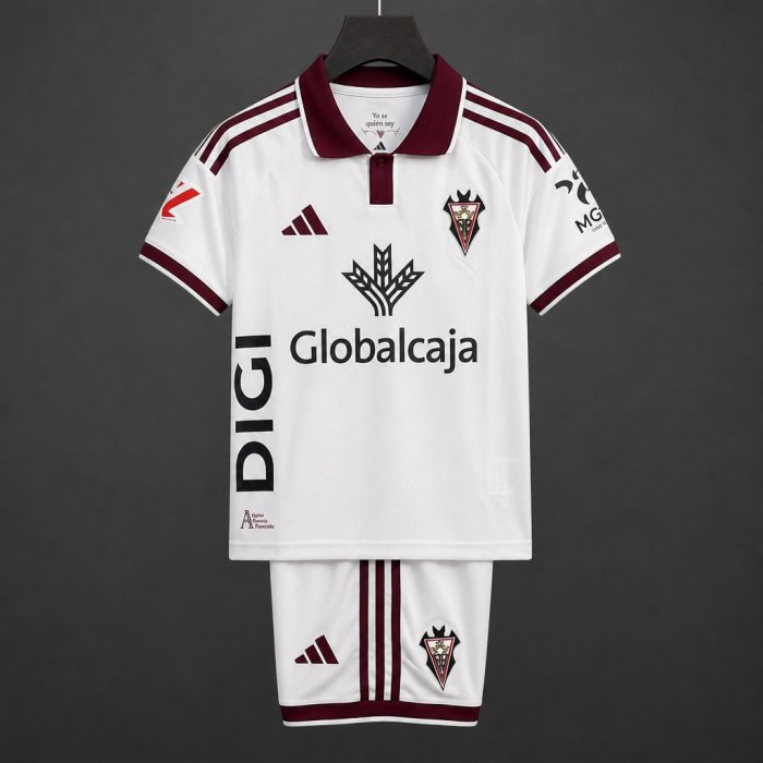 Albacete Balompié 26/27 Home Soccer Jersey – Kids Kit