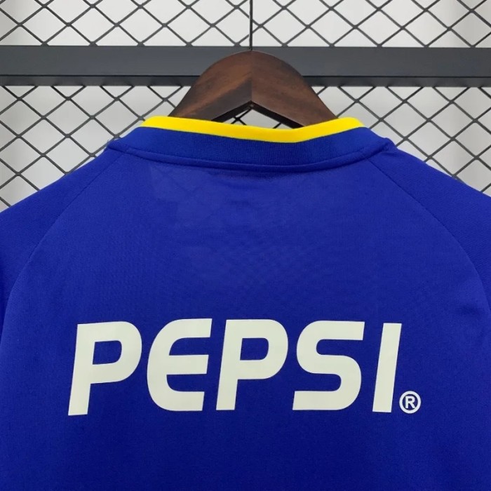 Boca Juniors 2002-03 Home Retro Soccer Jersey- Fan Version
