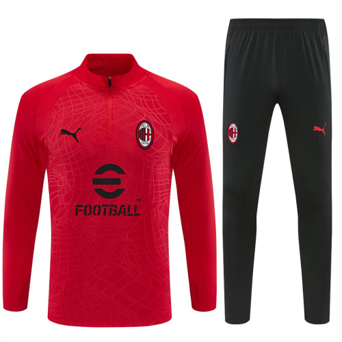 26-27 AC Milan Half-zip Training Suit