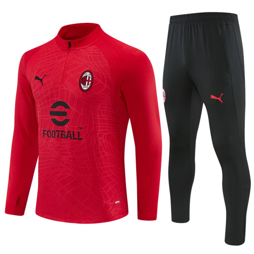 26-27 AC Milan Half-zip Training Suit