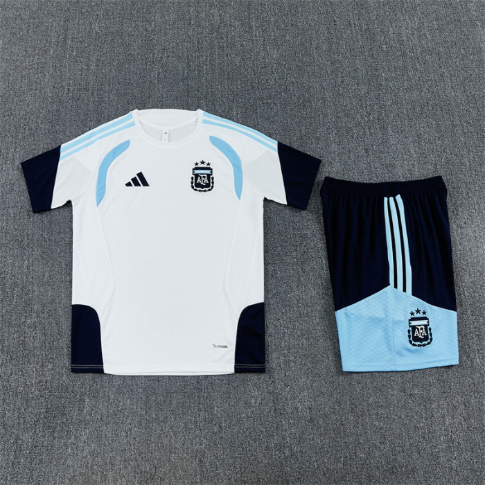 2026 Argentina Short Sleeve Training Suit