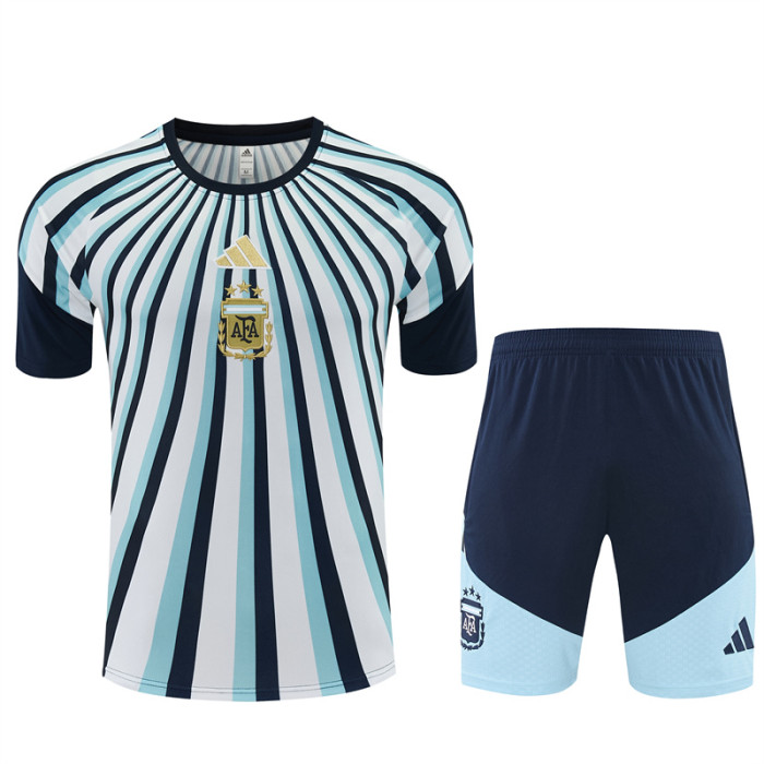 2026 Argentina Short Sleeve Training Suit