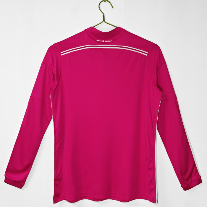 Long Sleeve Real Madrid 2014-15 Retro Away Soccer Jersey - Fan Version