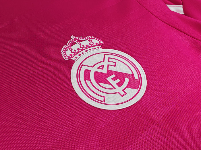 Long Sleeve Real Madrid 2014-15 Retro Away Soccer Jersey - Fan Version