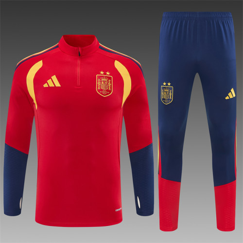 2026 Spain Half-zip Training Suit