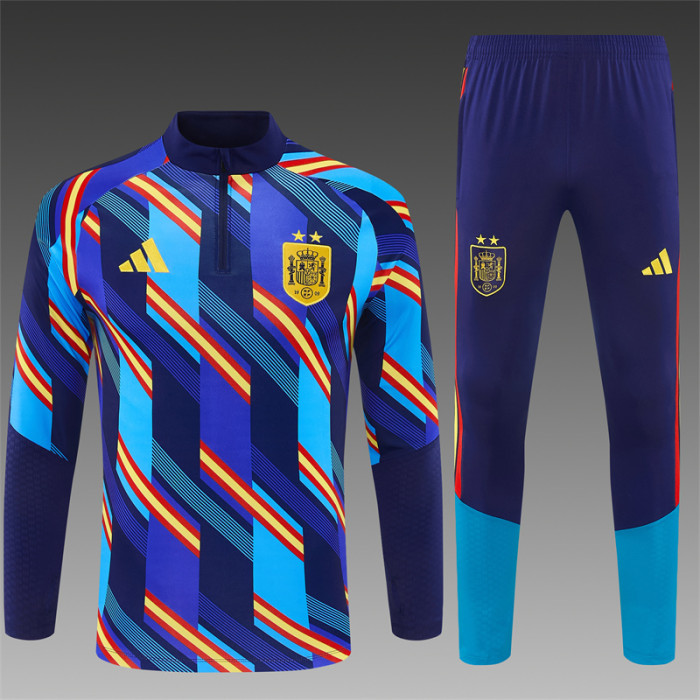 2026 Spain Half-zip Training Suit