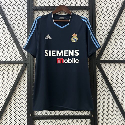 Real Madrid 2003-04 Retro Away Soccer Jersey - Fan Version