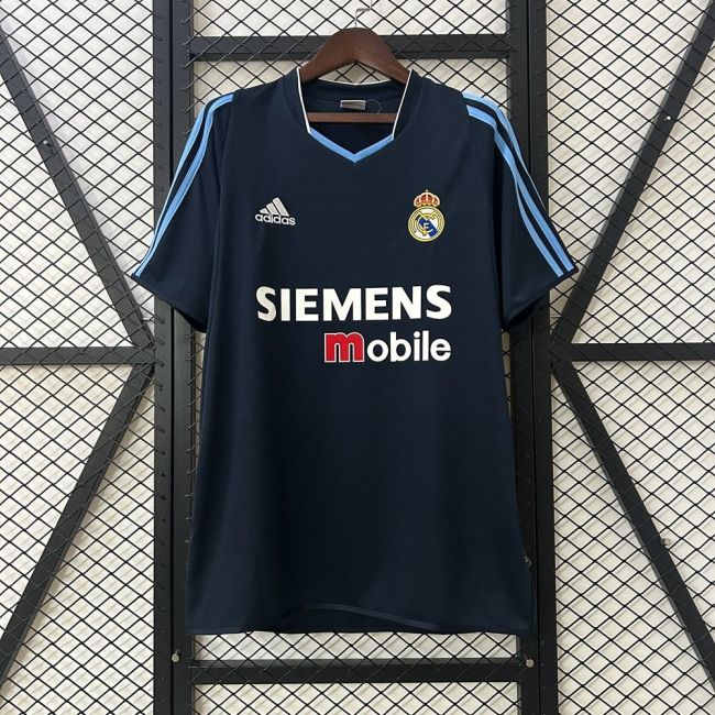 Real Madrid 2003-04 Retro Away Soccer Jersey - Fan Version