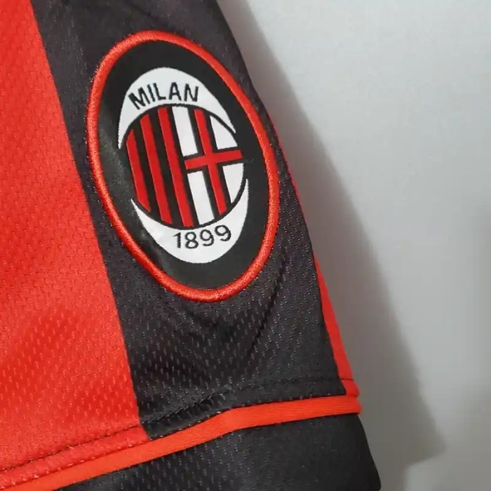 AC Milan 1996-97 Home Retro Soccer Jersey - Fan Version