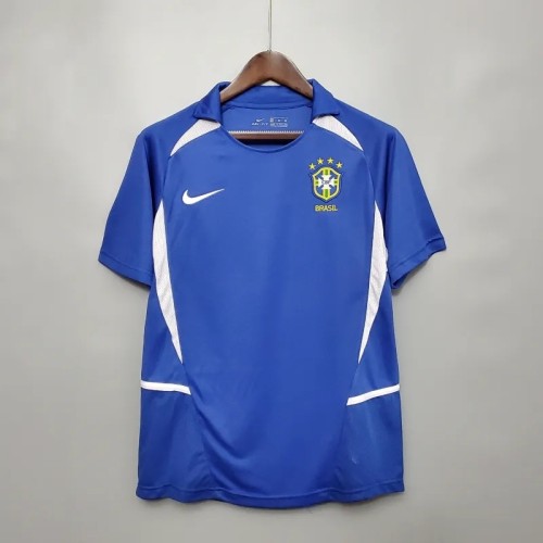 Brazil 2002 Retro Away Soccer Jersey - Fan Version