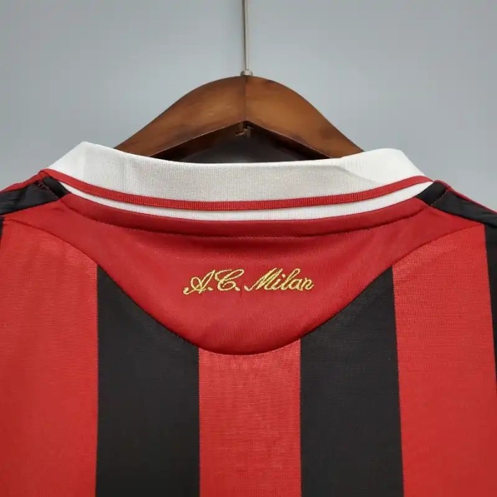 AC Milan 2009-10 Home Retro Soccer Jersey - Fan Version