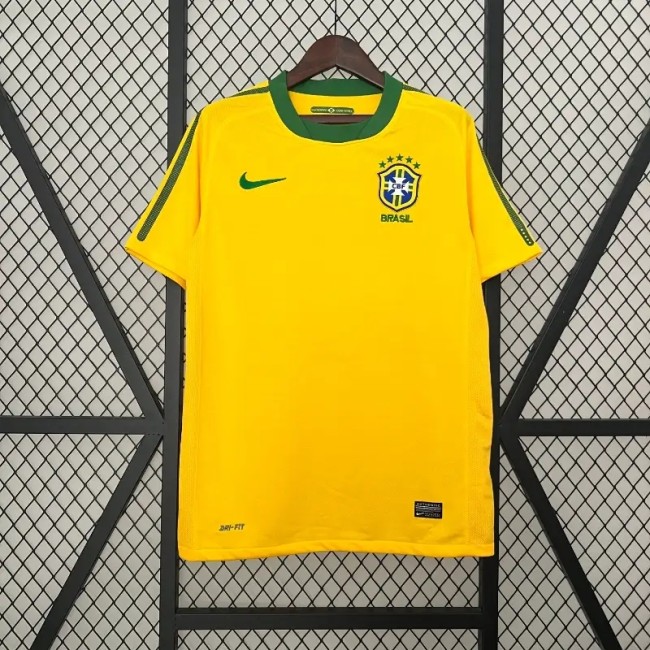 Brazil 2010 Retro Home Soccer Jersey - Fan Version