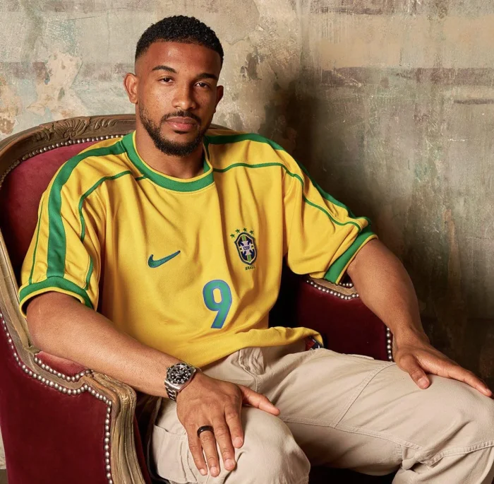 Brazil 1998 Retro Home Soccer Jersey - Fan Version