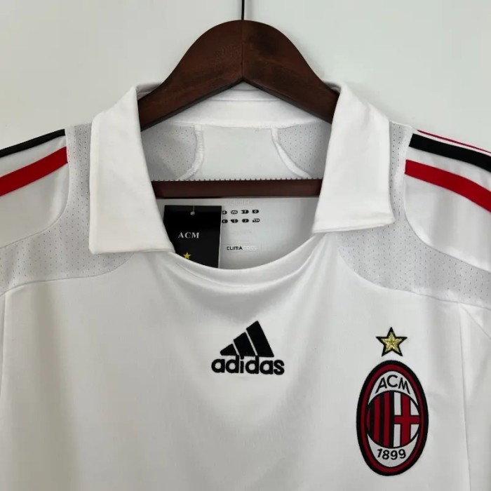 AC Milan 2007-08 Away Retro Soccer Jersey - Fan Version