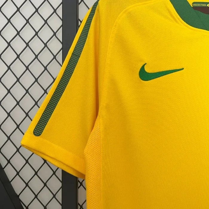 Brazil 2010 Retro Home Soccer Jersey - Fan Version