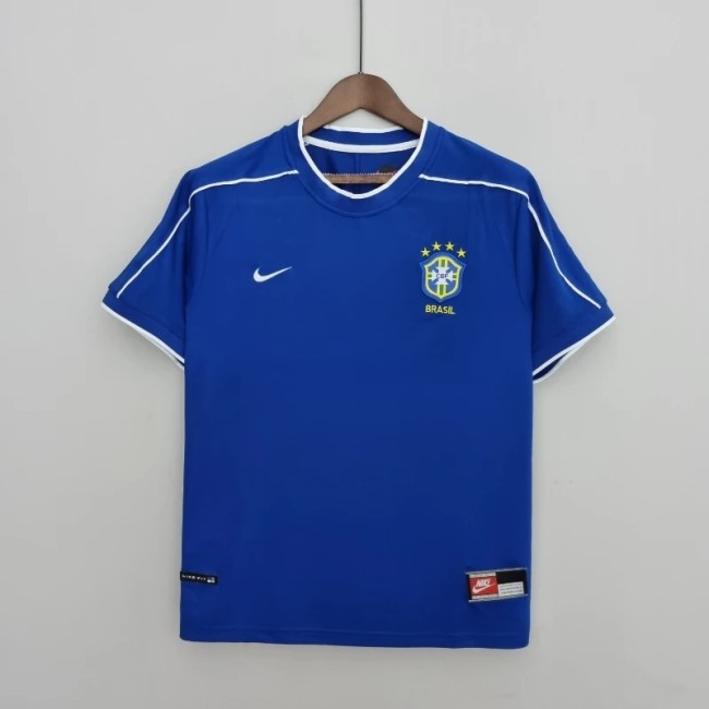 Brazil 1998 Retro Away Soccer Jersey - Fan Version