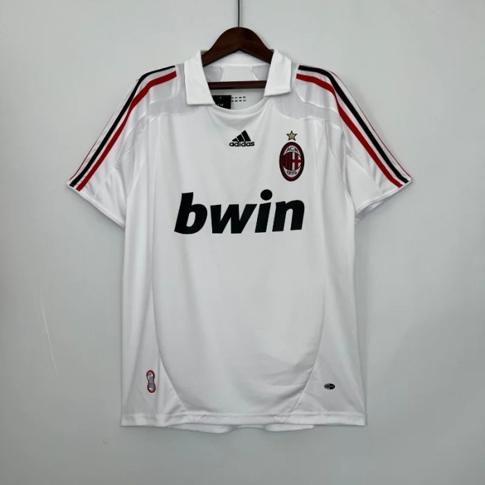 AC Milan 2007-08 Away Retro Soccer Jersey - Fan Version