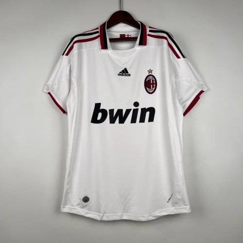 AC Milan 2009-10 Home Retro Soccer Jersey - Fan Version
