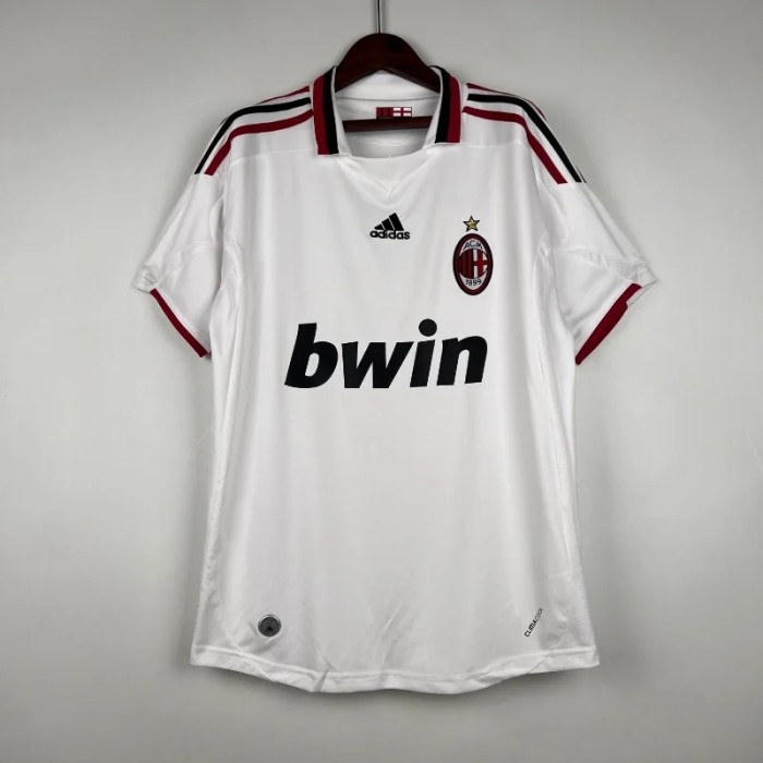AC Milan 2009-10 Home Retro Soccer Jersey - Fan Version