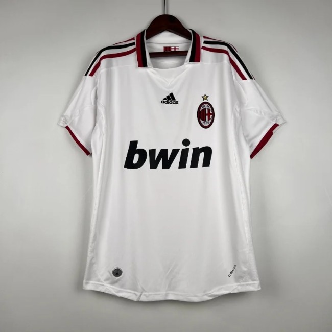 AC Milan 2009-10 Home Retro Soccer Jersey - Fan Version
