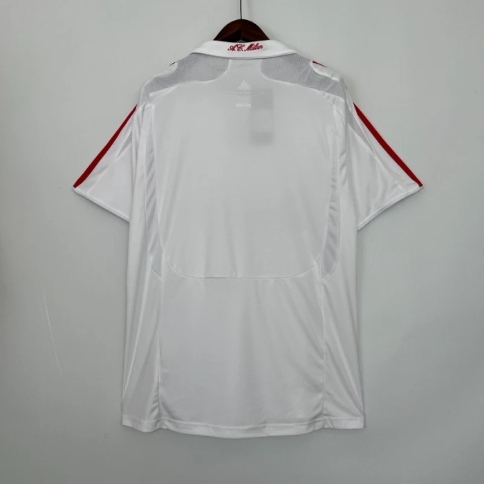 AC Milan 2007-08 Away Retro Soccer Jersey - Fan Version