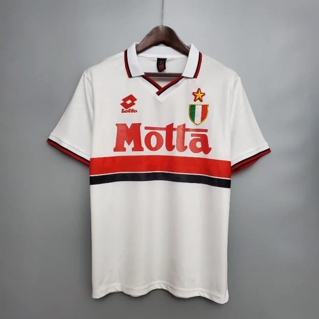 AC Milan 1993-94 Away Retro Soccer Jersey - Fan Version