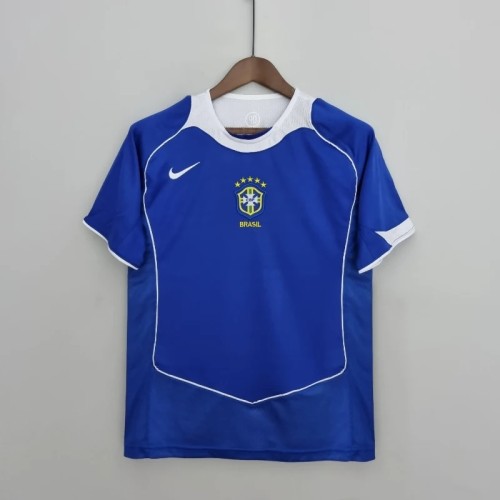 Brazil 2004 Retro Away Soccer Jersey - Fan Version