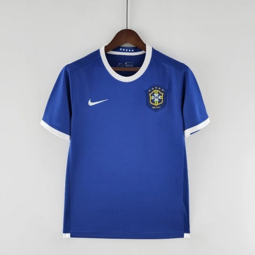 Brazil 2006 Retro Away Soccer Jersey - Fan Version