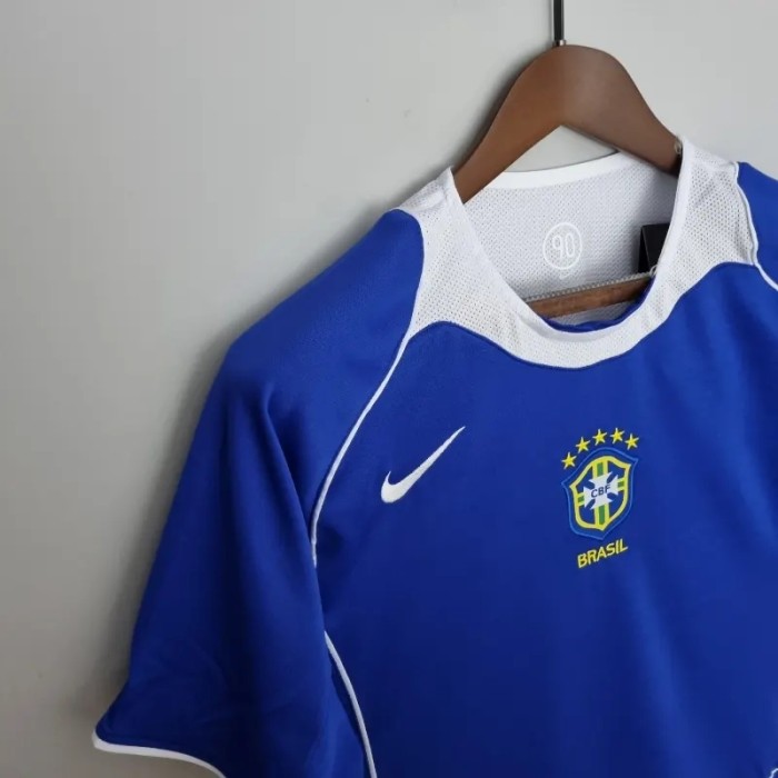 Brazil 2004 Retro Away Soccer Jersey - Fan Version