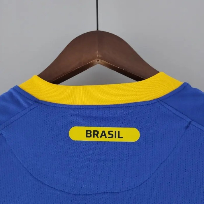 Brazil 2010 Retro Away Soccer Jersey - Fan Version