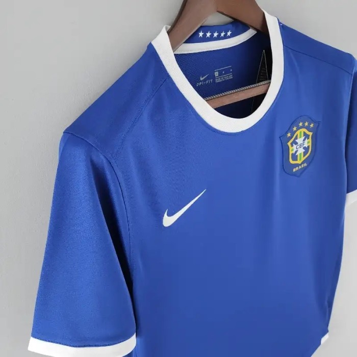 Brazil 2006 Retro Away Soccer Jersey - Fan Version