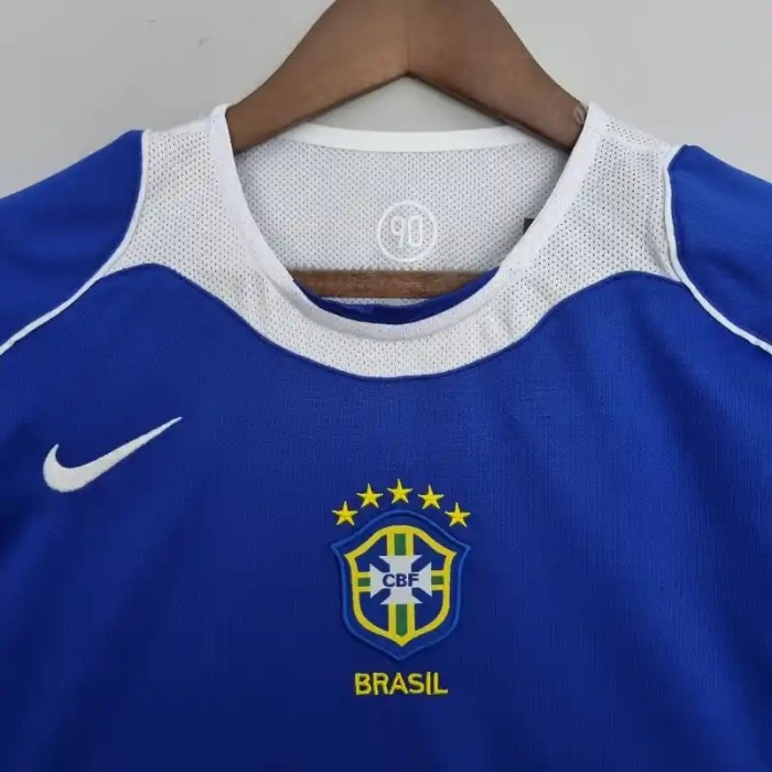Brazil 2004 Retro Away Soccer Jersey - Fan Version