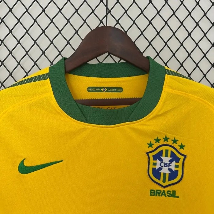 Brazil 2010 Retro Home Soccer Jersey - Fan Version
