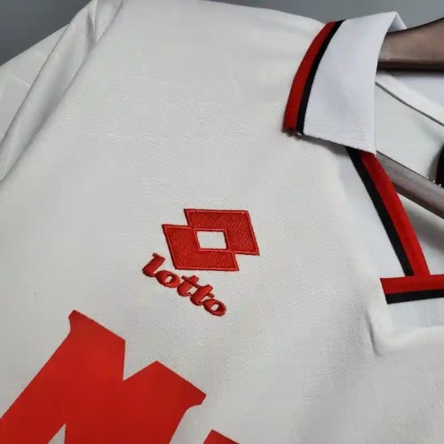 AC Milan 1993-94 Away Retro Soccer Jersey - Fan Version
