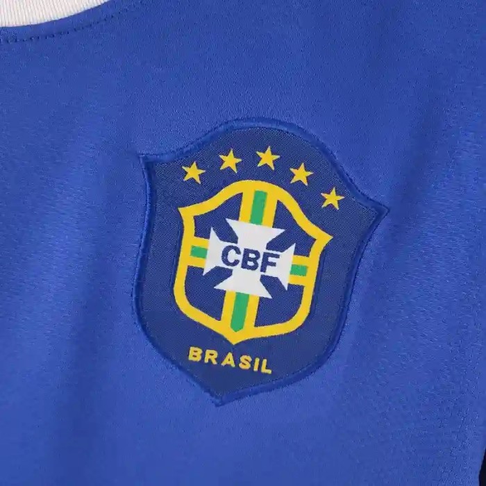 Brazil 2006 Retro Away Soccer Jersey - Fan Version