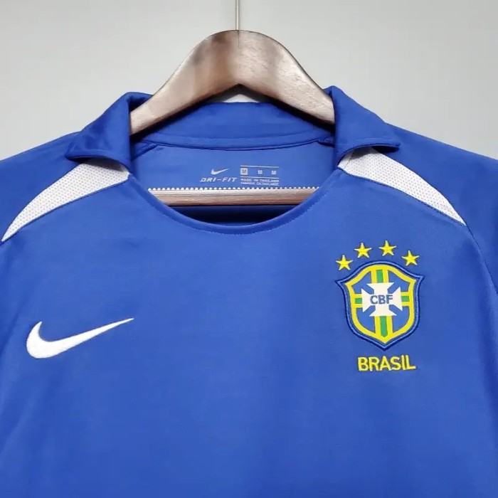 Brazil 2002 Retro Away Soccer Jersey - Fan Version