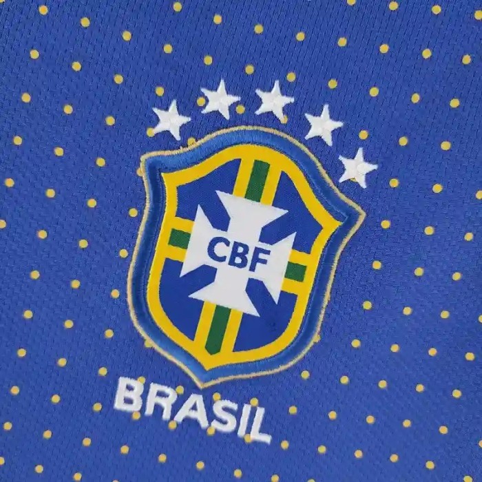 Brazil 2010 Retro Away Soccer Jersey - Fan Version