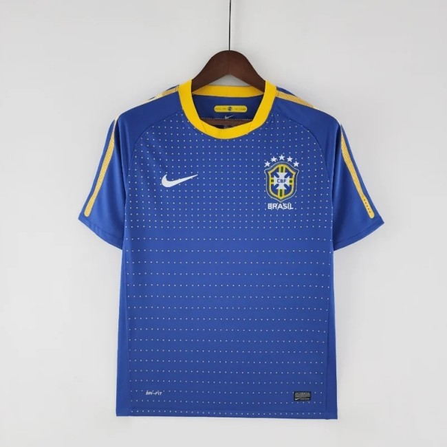 Brazil 2010 Retro Away Soccer Jersey - Fan Version