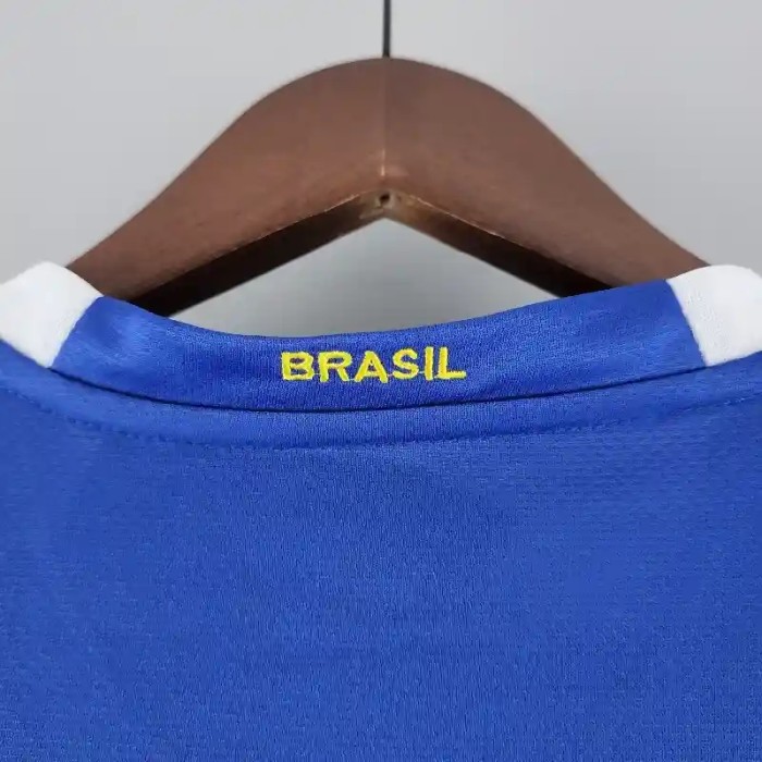 Brazil 2006 Retro Away Soccer Jersey - Fan Version