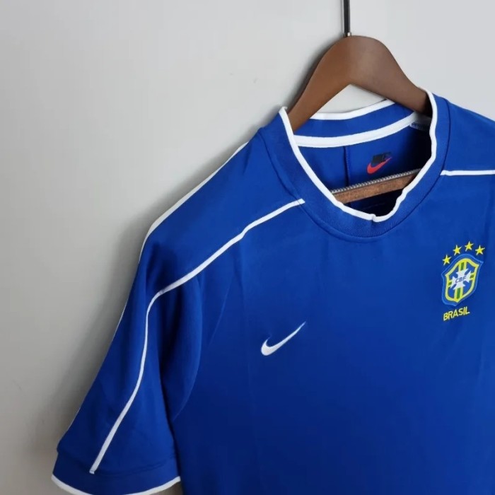 Brazil 1998 Retro Away Soccer Jersey - Fan Version