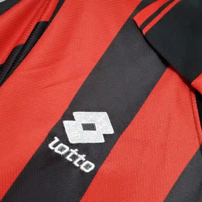 AC Milan 1996-97 Home Retro Soccer Jersey - Fan Version