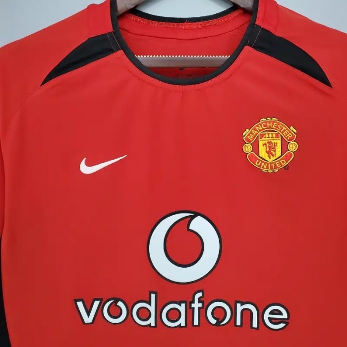 Manchester United 2003-04 Home Retro Soccer Jersey - Fan Version