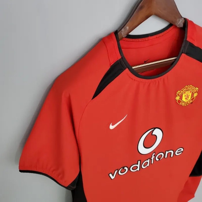 Manchester United 2003-04 Home Retro Soccer Jersey - Fan Version