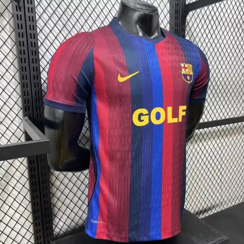 Barcelona 26/27 Home With GOLF Soccer Jersey- Player Version