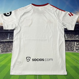 2025/26 Sevilla FC Home White Fans Soccer Jersey